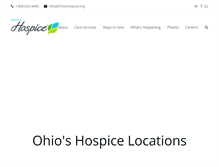 Tablet Screenshot of ohioshospice.org